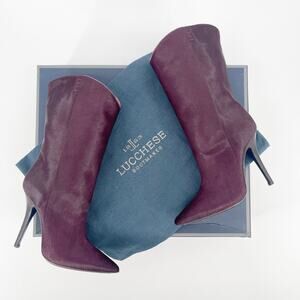 Lucchese Deep Purple Heeled Boots